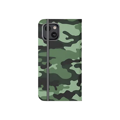 Forest Camouflage Wallet Phone Case