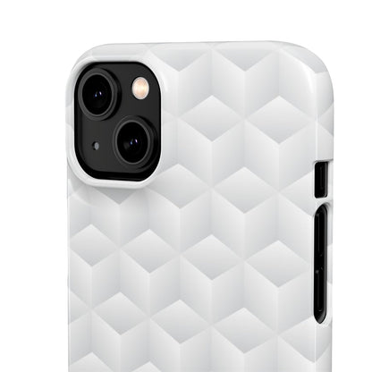 Geometric Frost | Snap Case