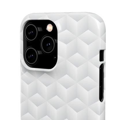 Geometric Frost | Snap Case