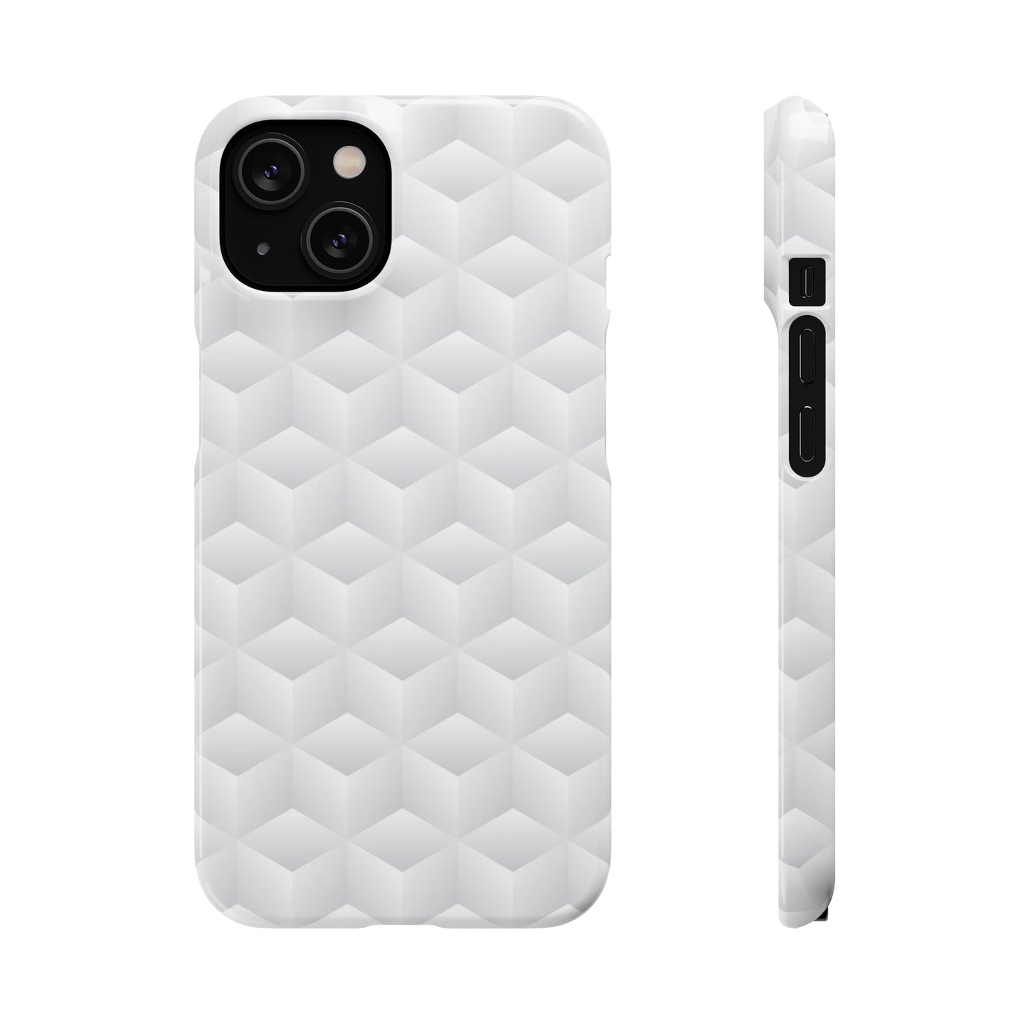 Geometric Frost | Snap Case