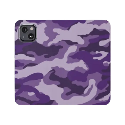 Grape Camouflage Wallet Phone Case