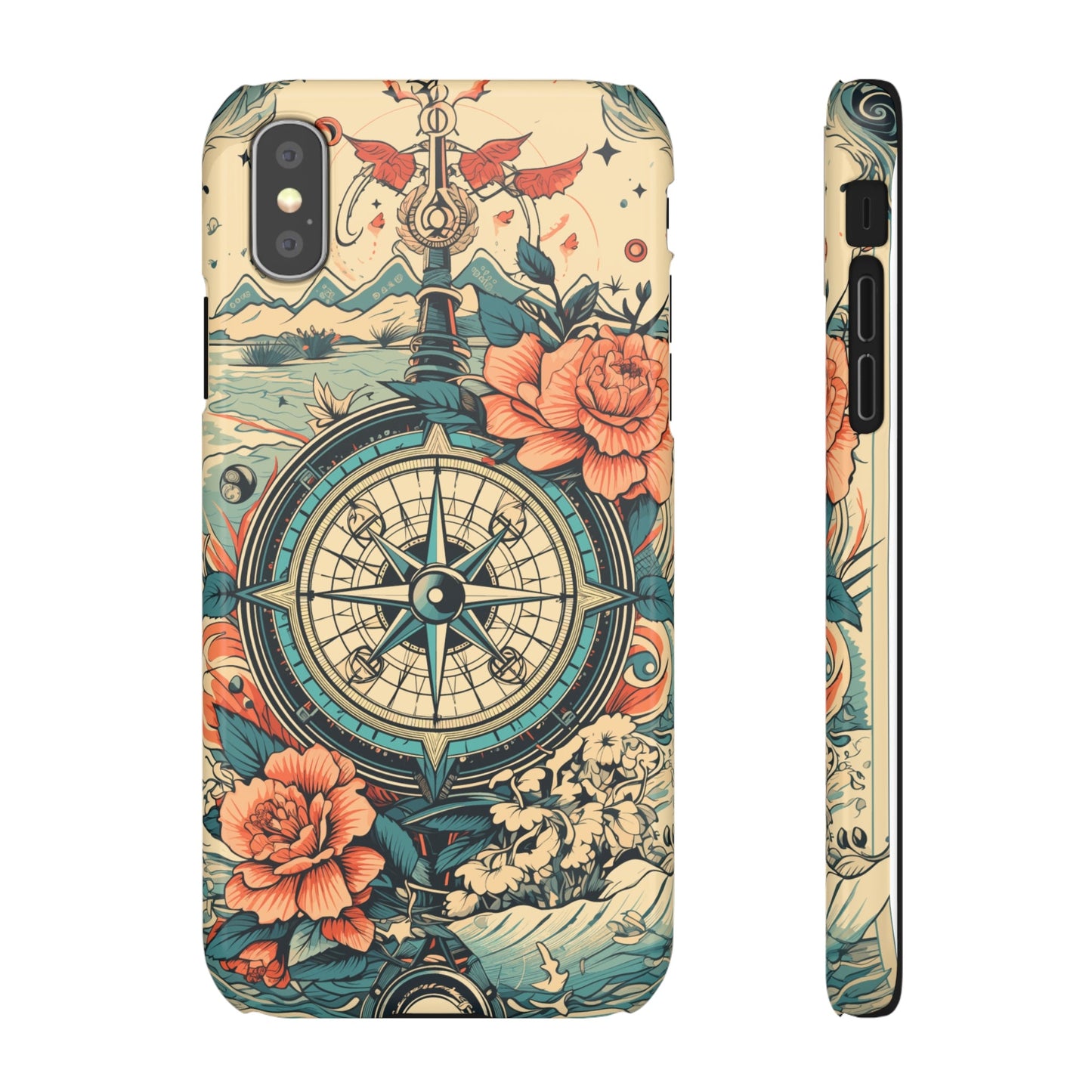 Nautical Compass | Snap Case