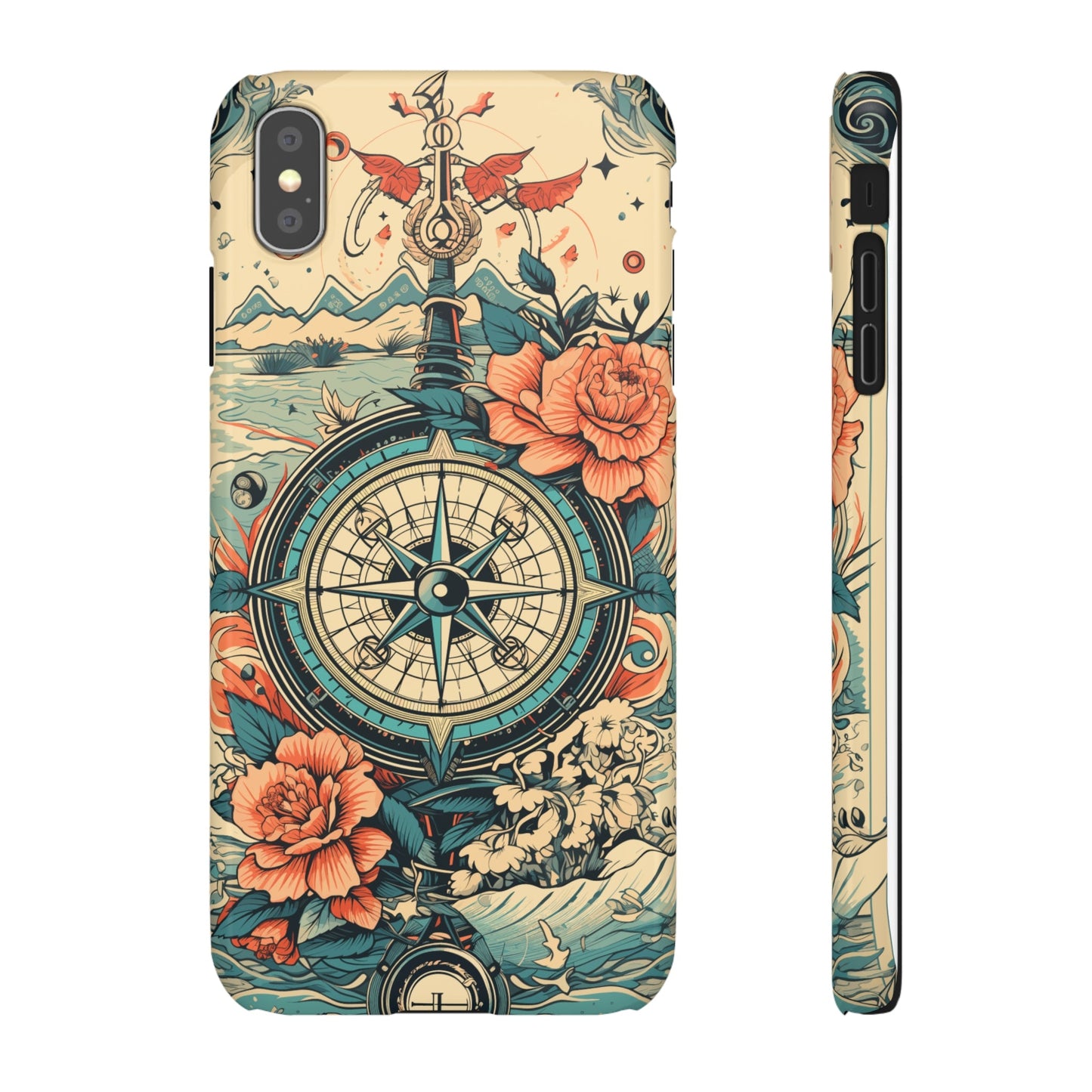 Nautical Compass | Snap Case