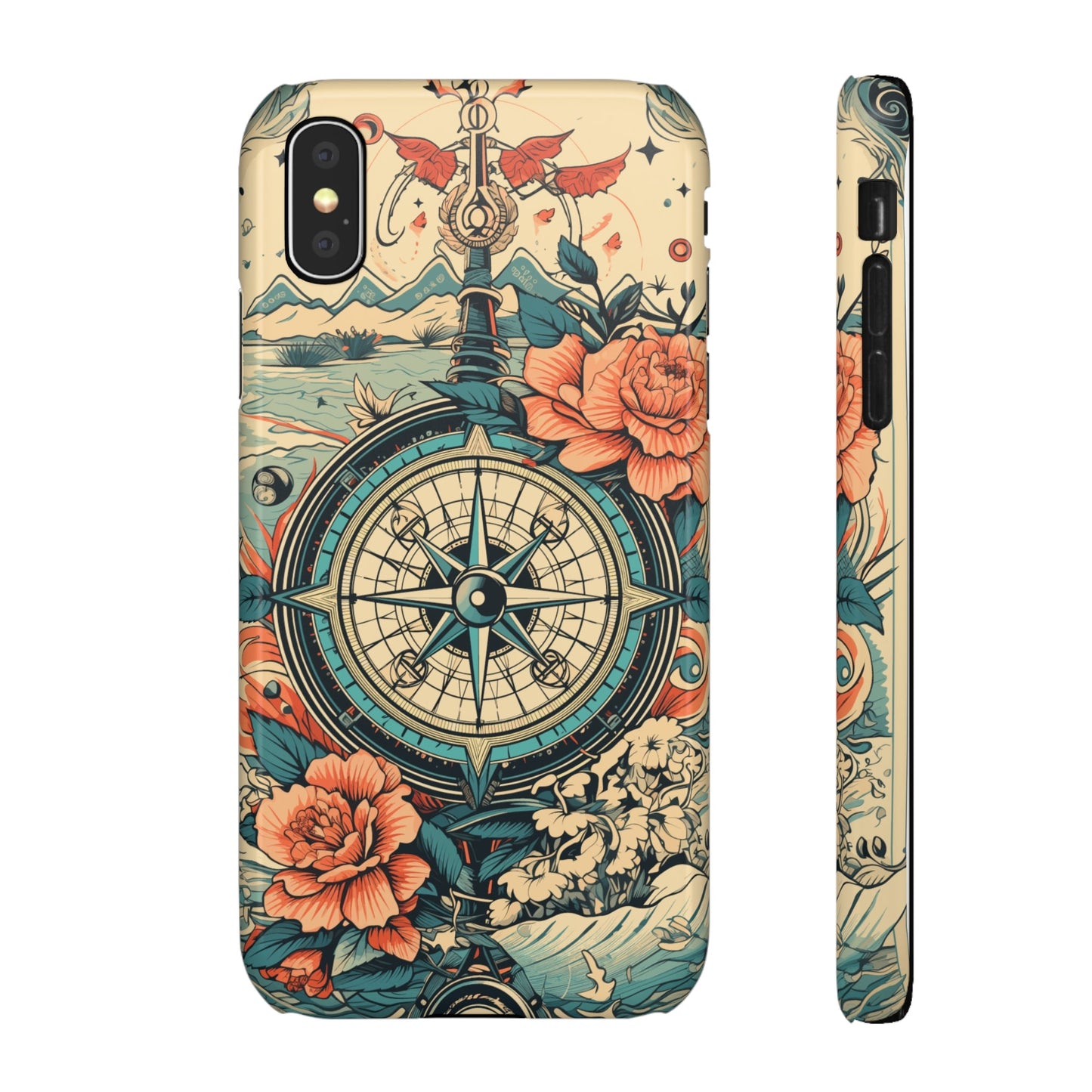 Nautical Compass | Snap Case