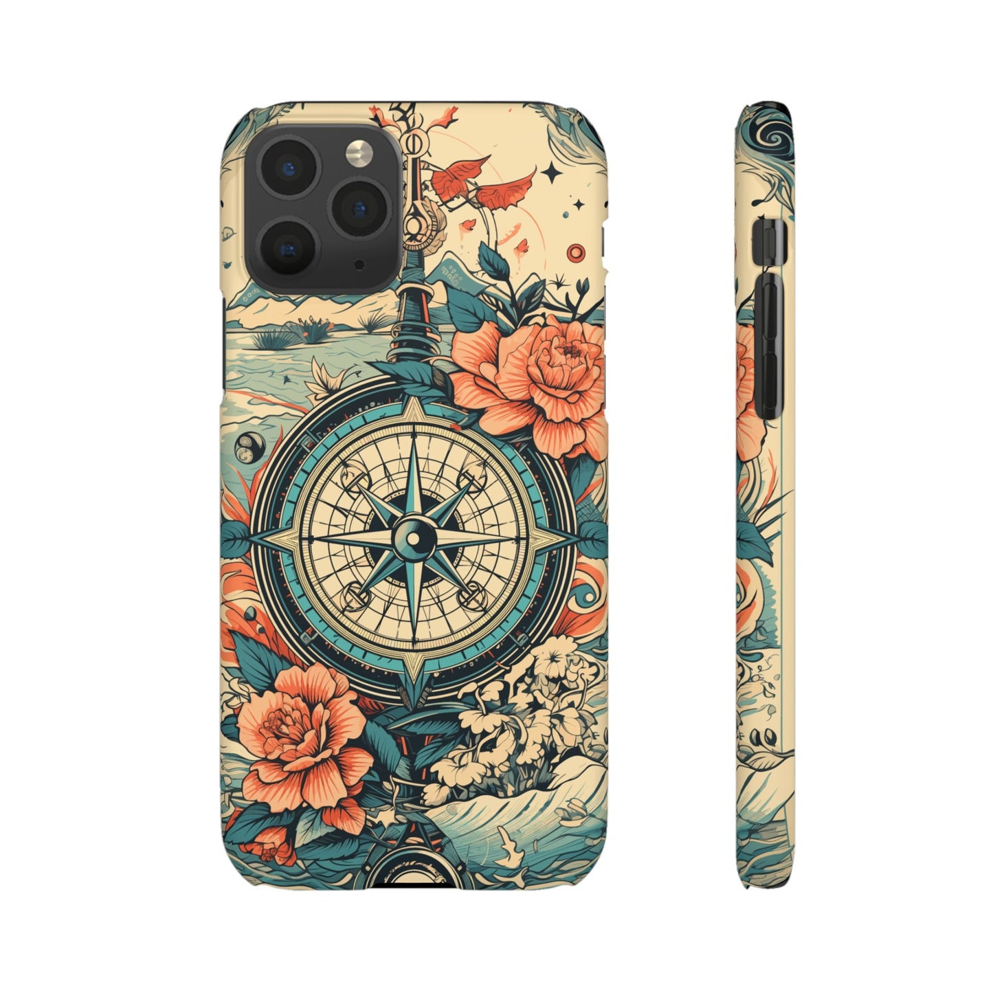 Nautical Compass | Snap Case