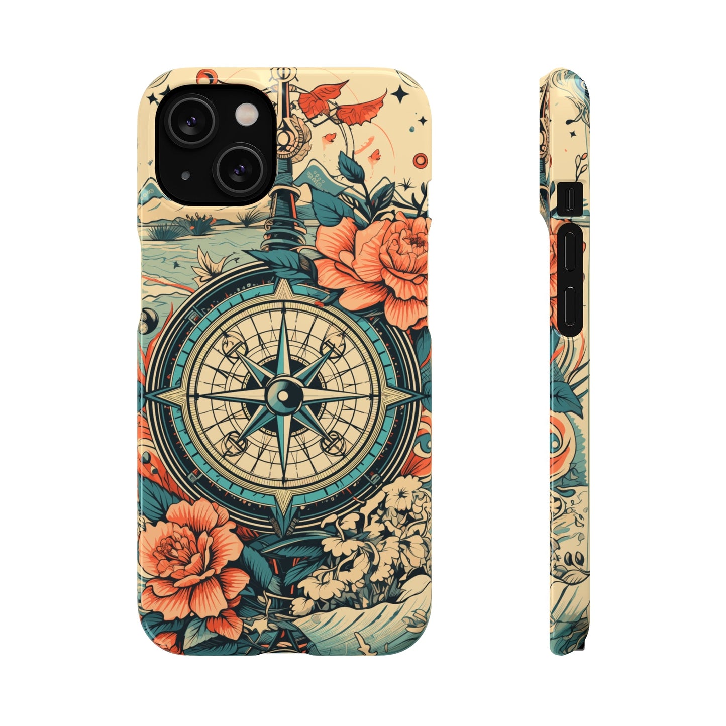 Nautical Compass | Snap Case