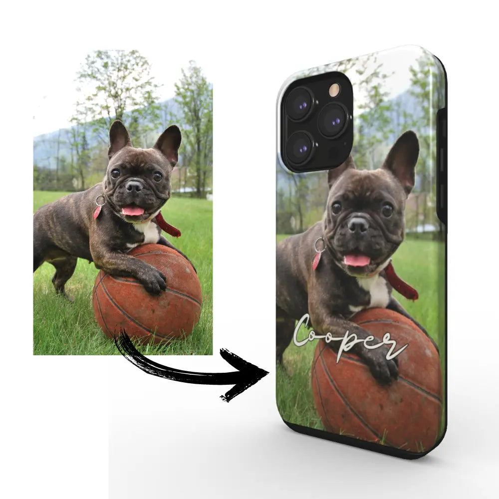 custom pet portrait phone case