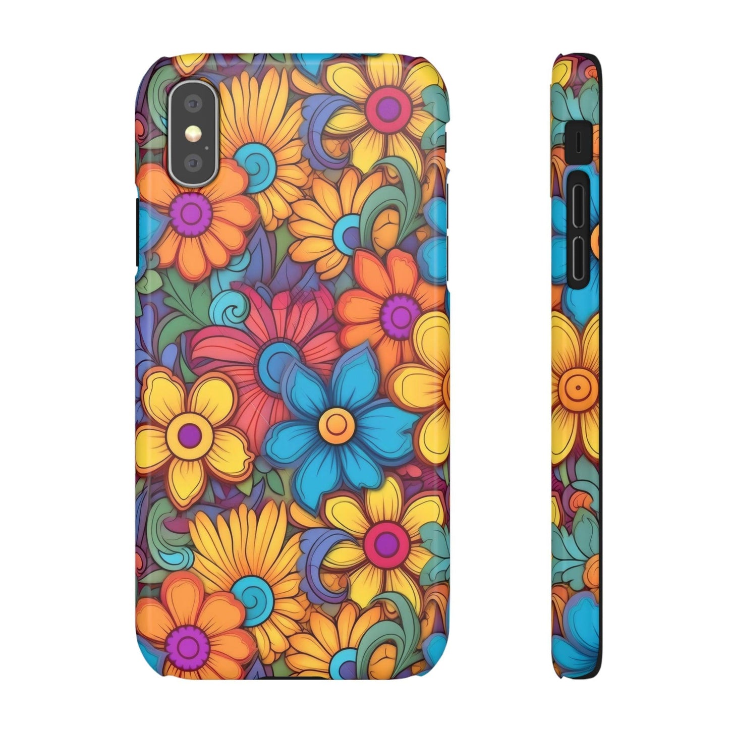 Psychedelic Petals | Snap Case