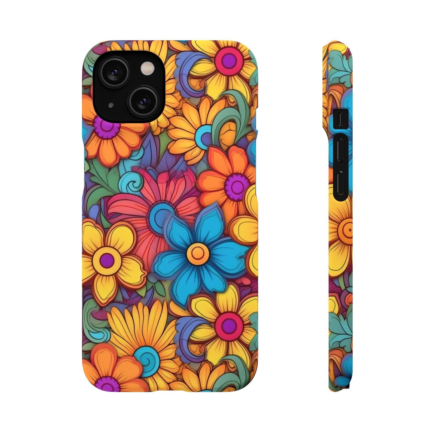 Psychedelic Petals | Snap Case