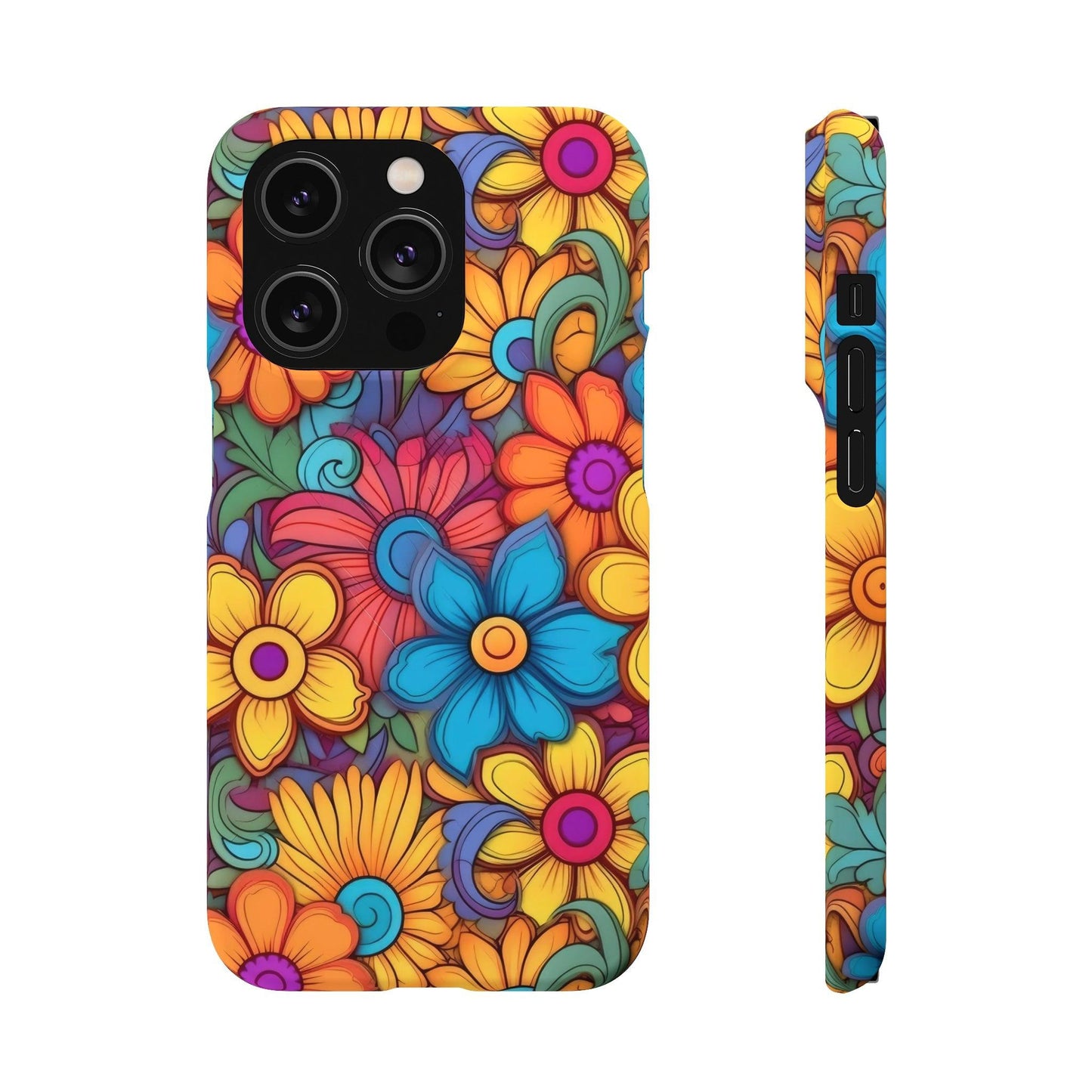 Psychedelic Petals | Snap Case