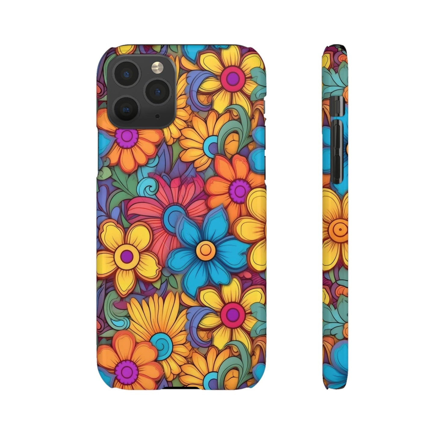 Psychedelic Petals | Snap Case