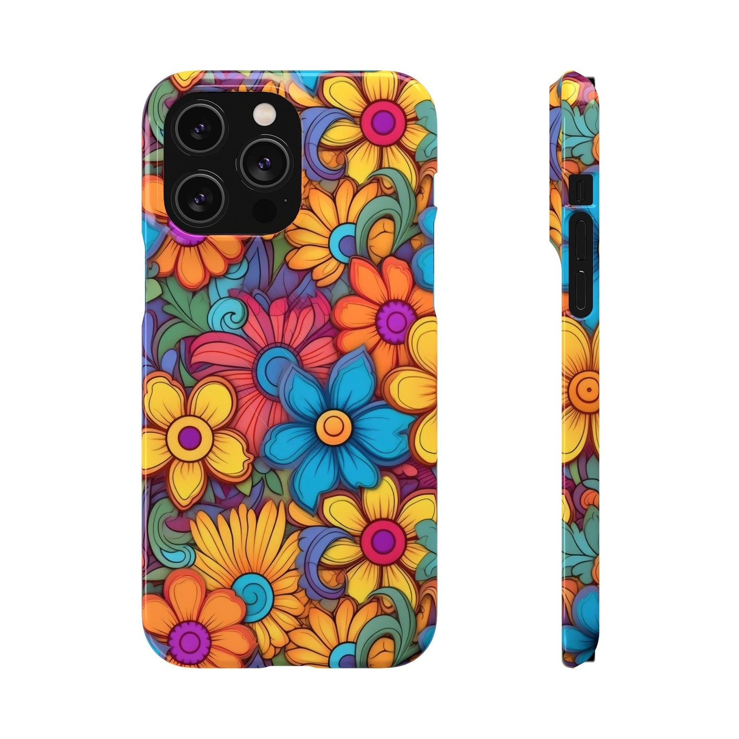 Psychedelic Petals | Snap Case