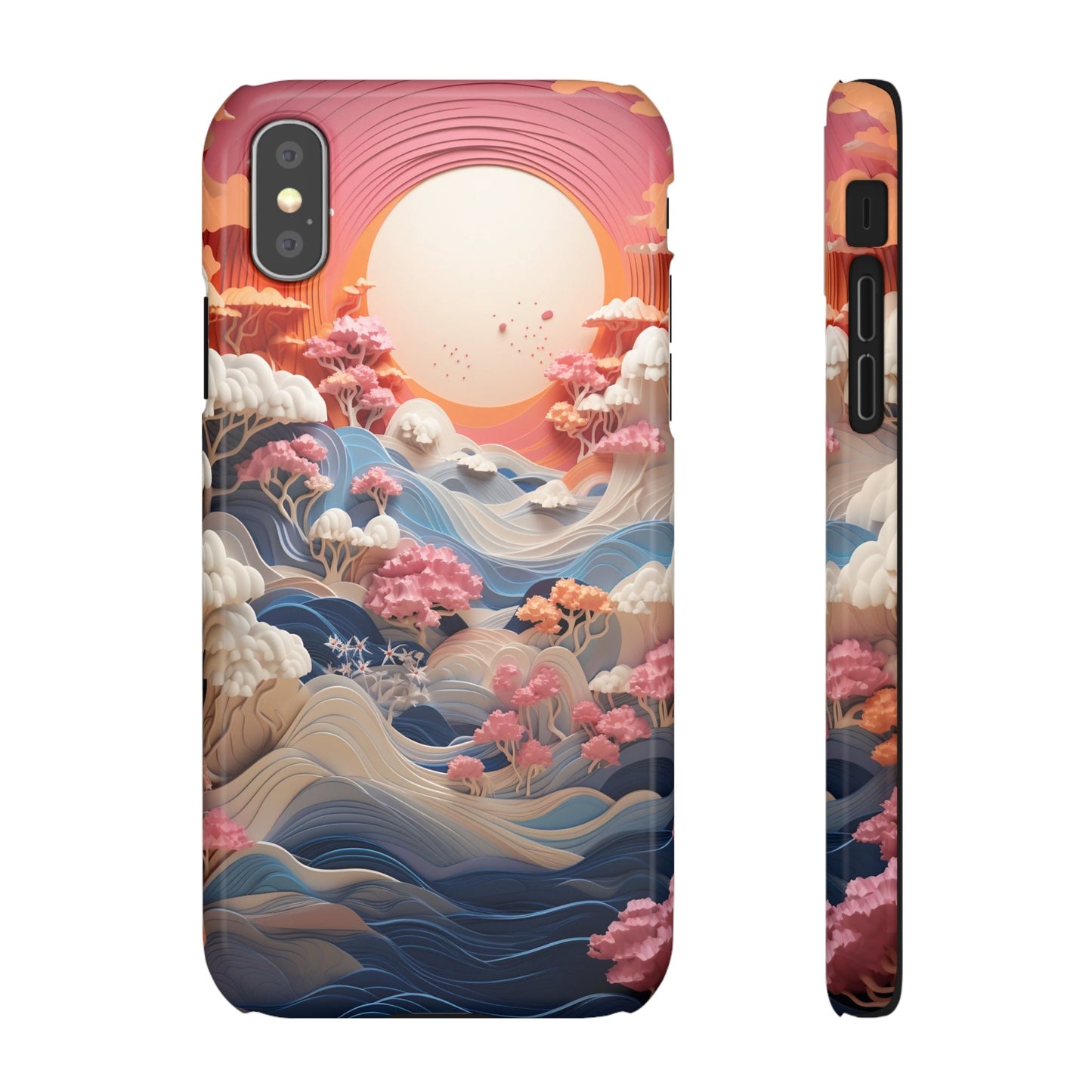 Sakura Waves | Snap Case