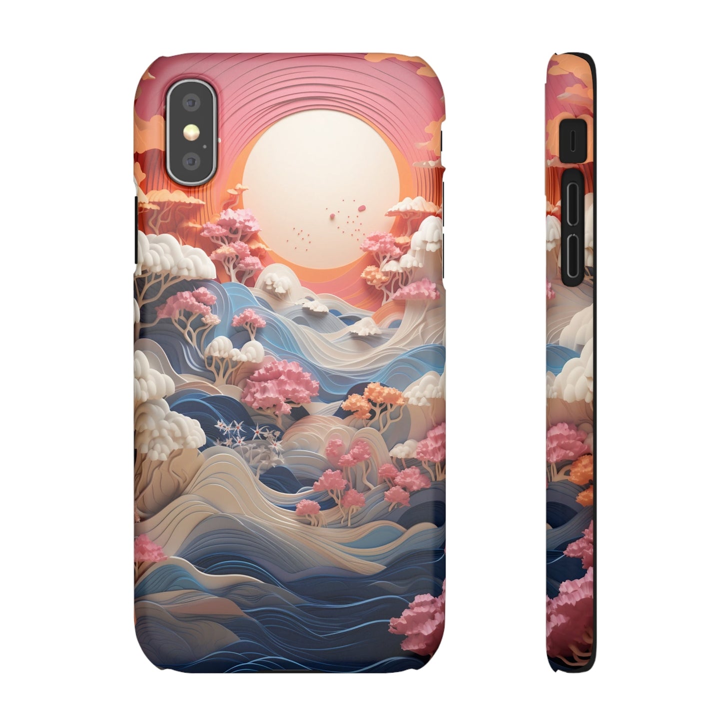 Sakura Waves | Snap Case