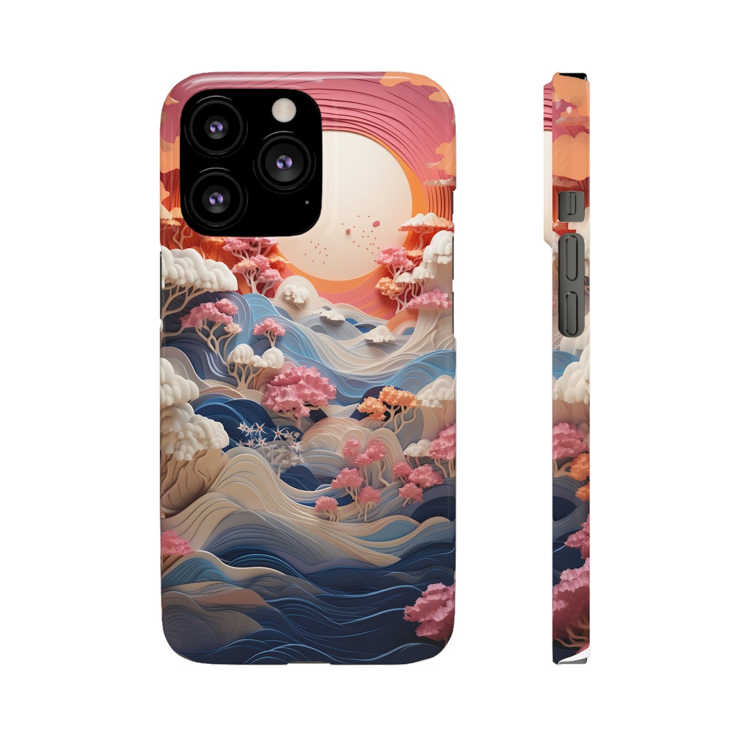 Sakura Waves | Snap Case