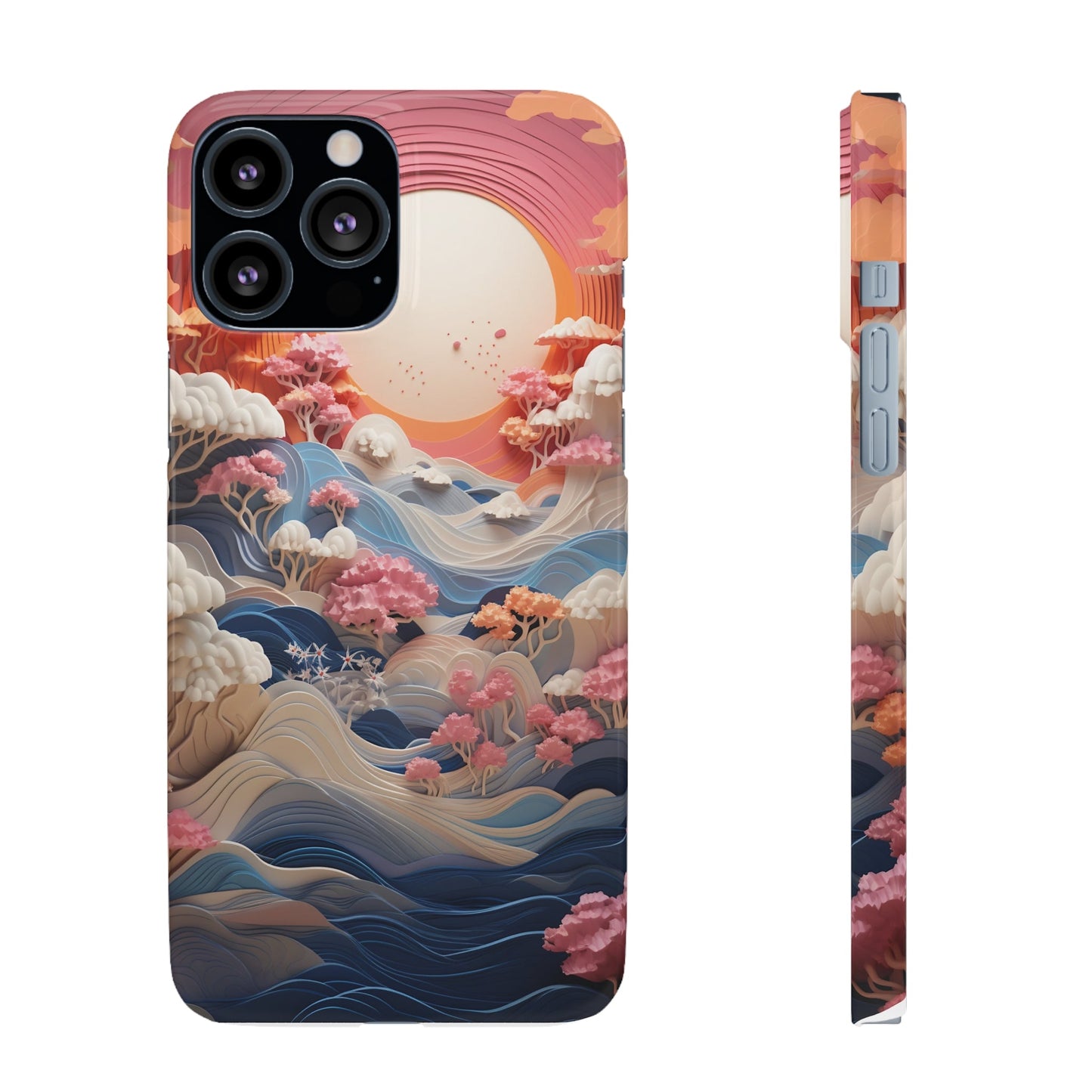 Sakura Waves | Snap Case