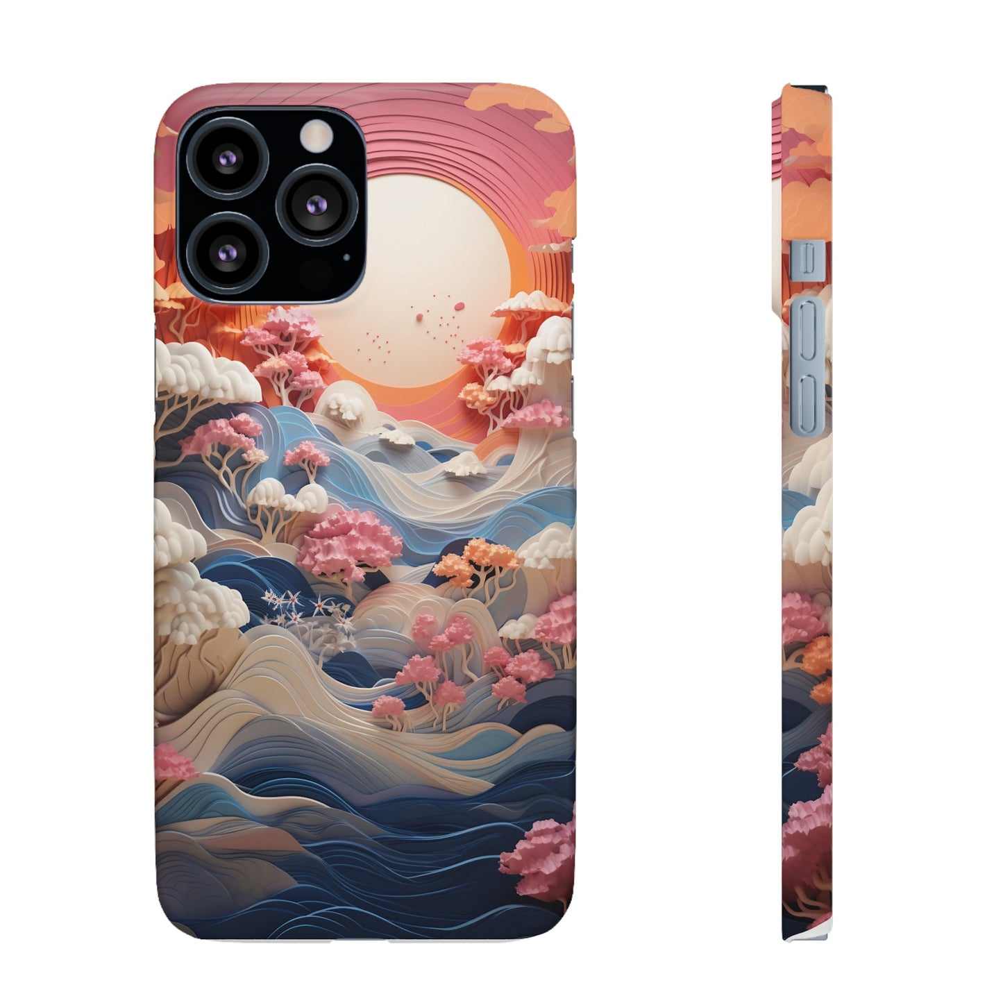 Sakura Waves | Snap Case