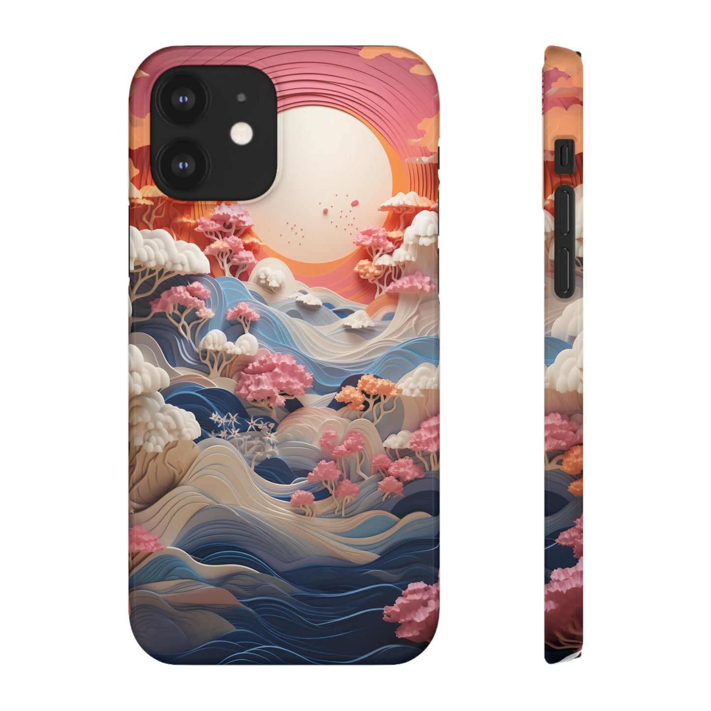 Sakura Waves | Snap Case