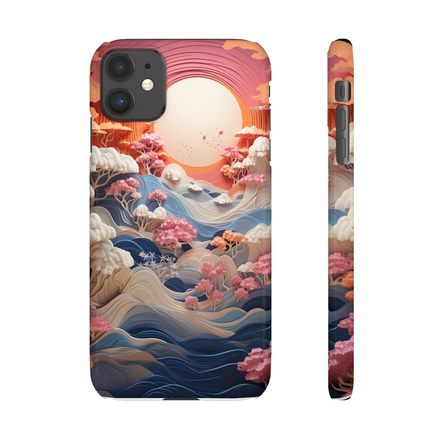 Sakura Waves | Snap Case