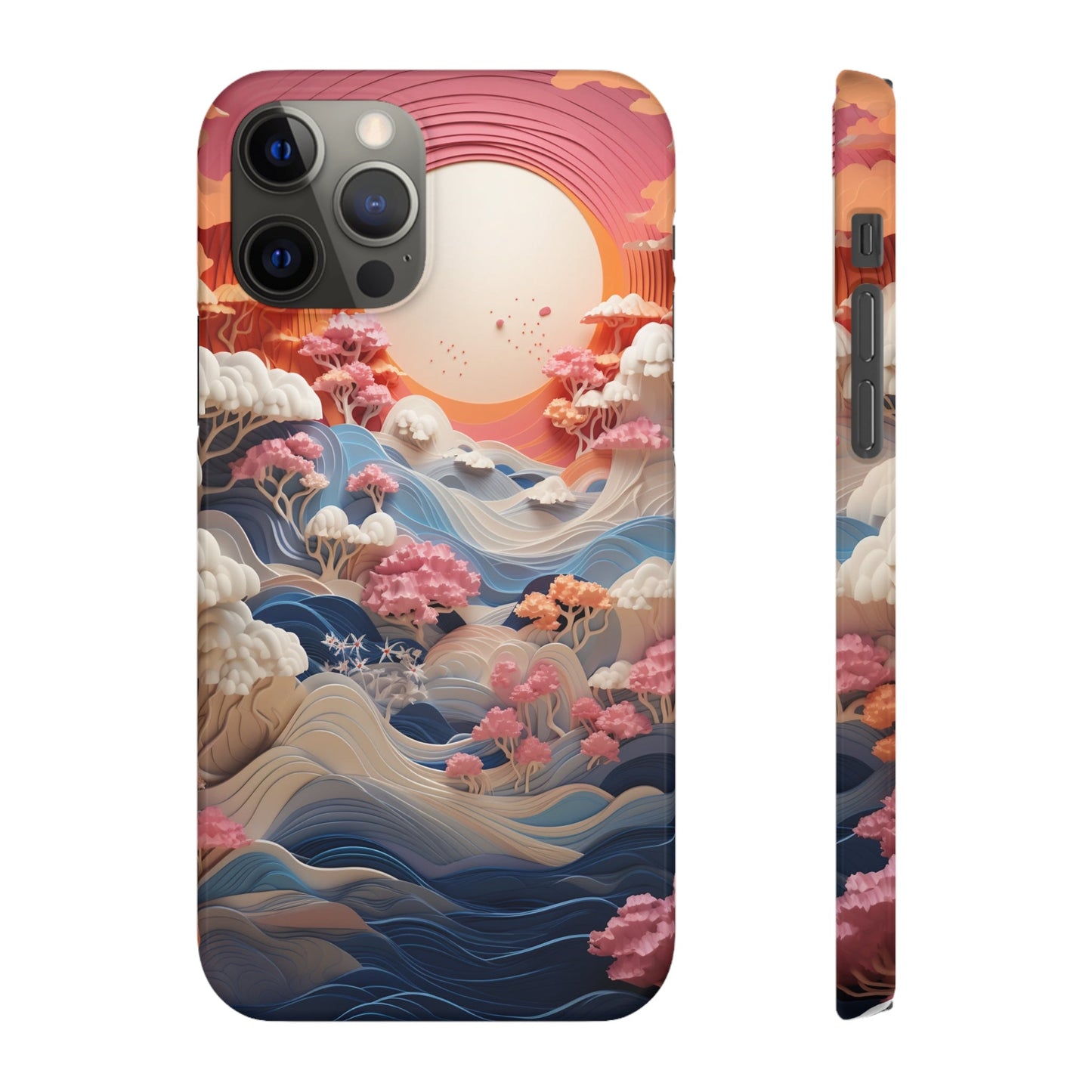 Sakura Waves | Snap Case