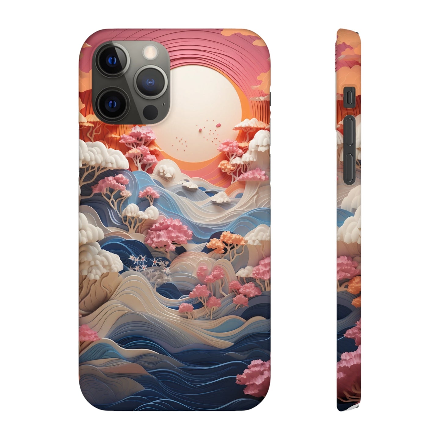 Sakura Waves | Snap Case