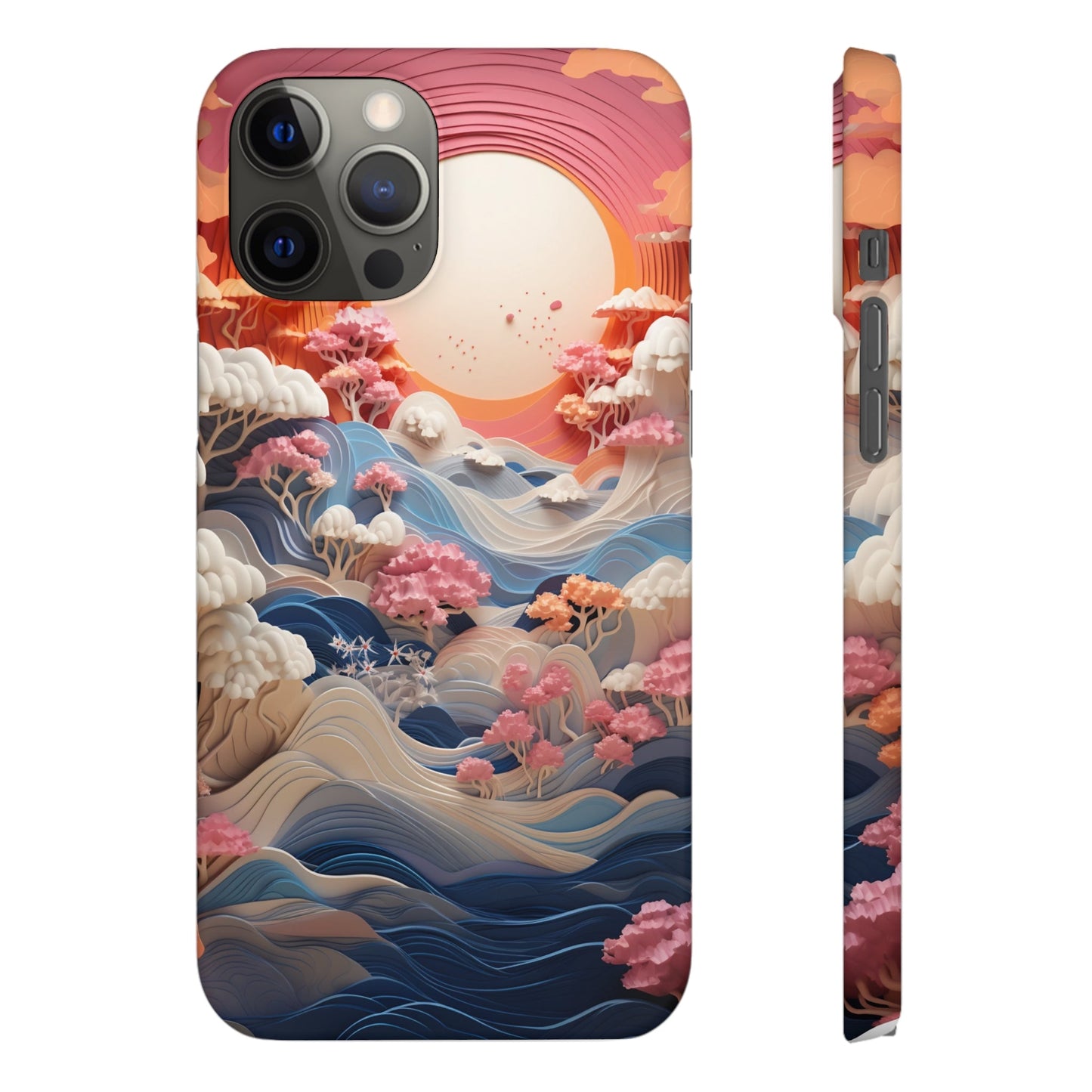 Sakura Waves | Snap Case