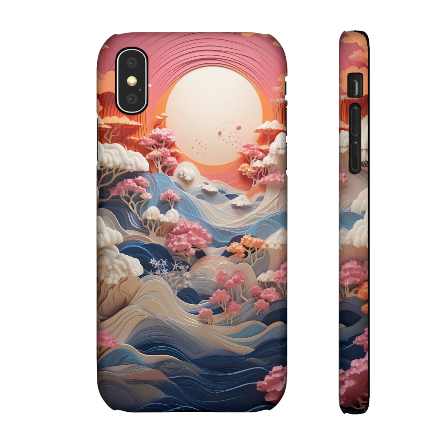 Sakura Waves | Snap Case