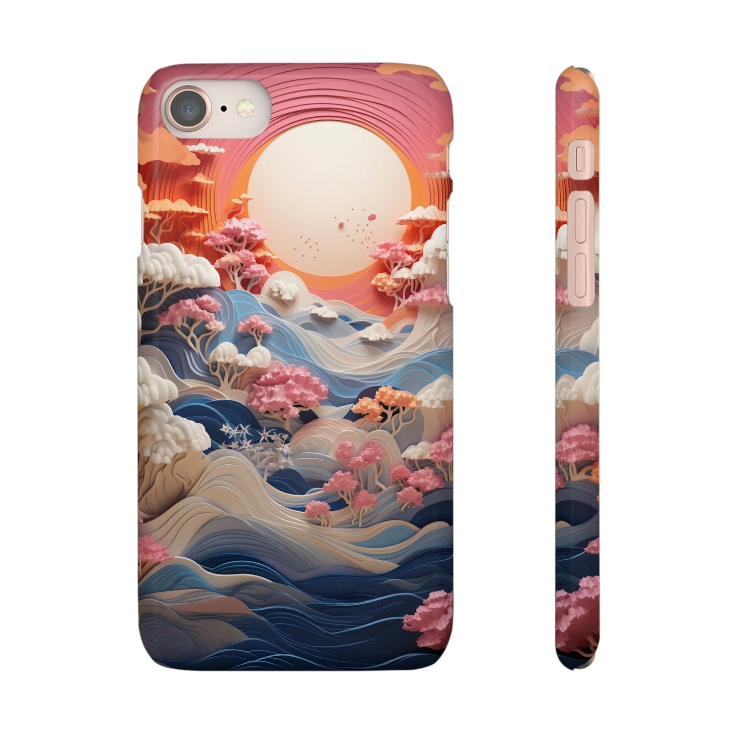 Sakura Waves | Snap Case