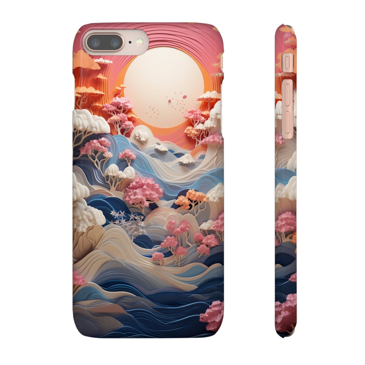 Sakura Waves | Snap Case