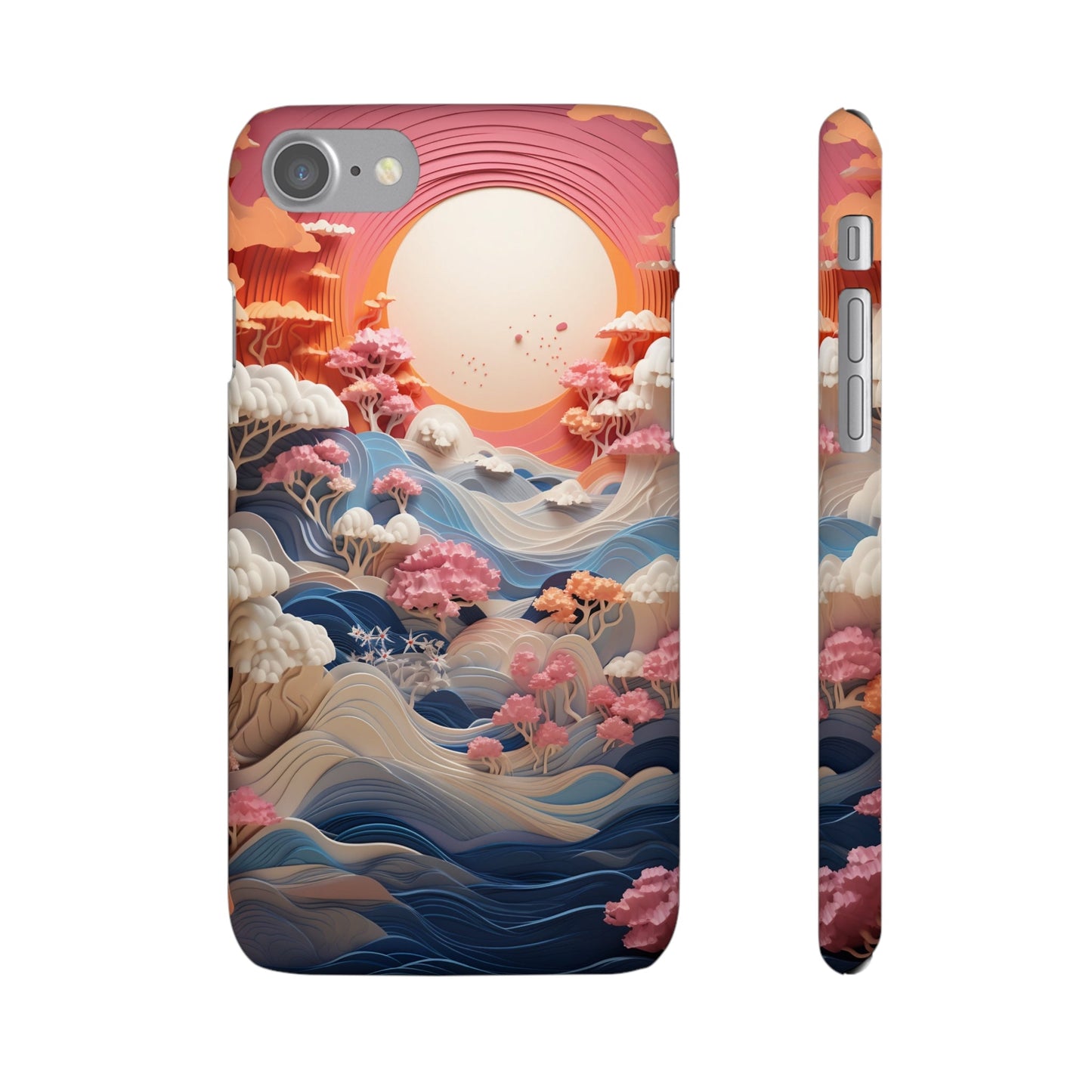 Sakura Waves | Snap Case