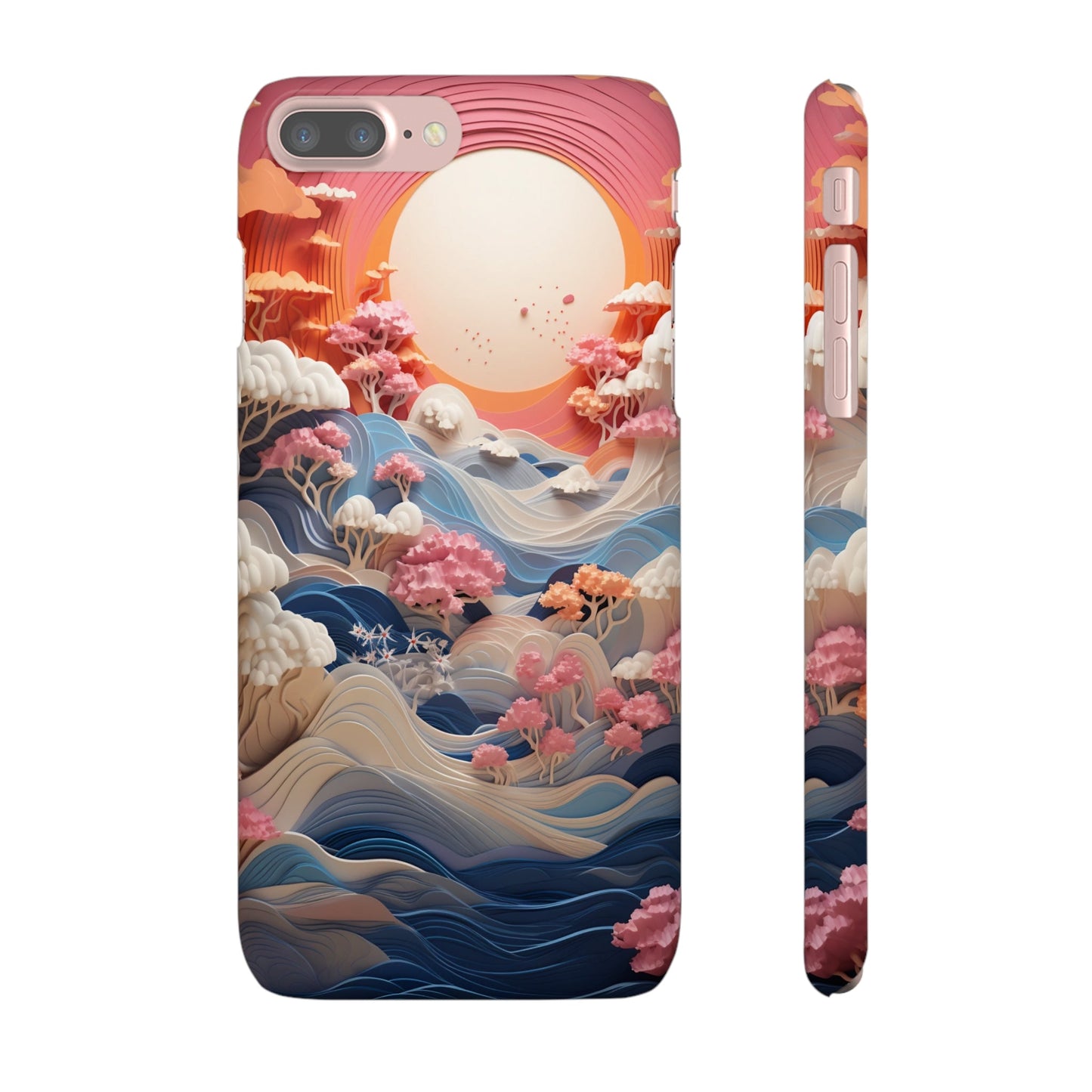 Sakura Waves | Snap Case