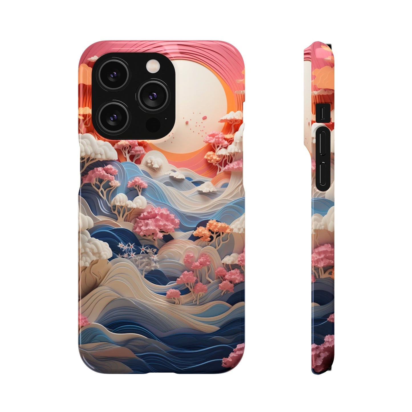 Sakura Waves | Snap Case