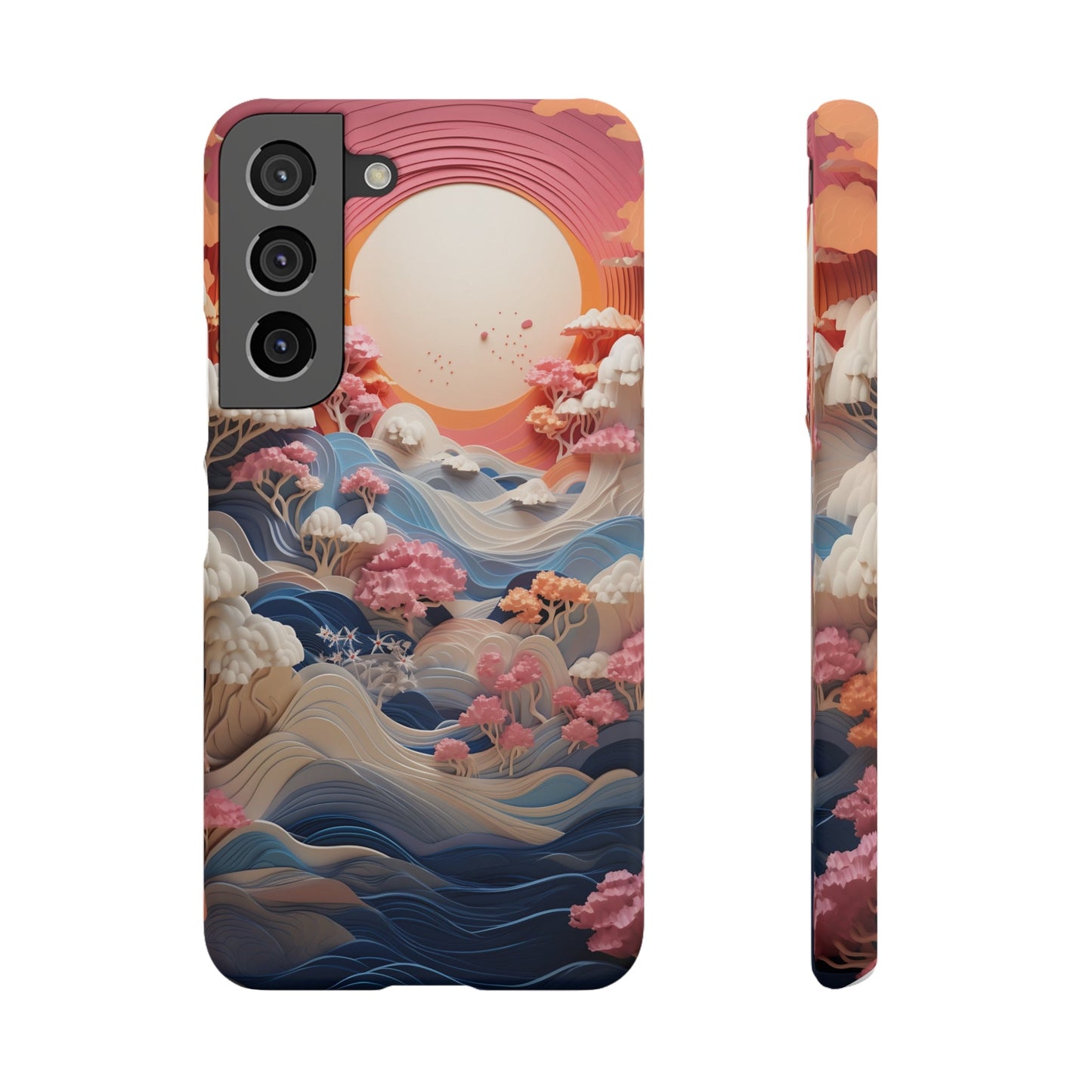 Sakura Waves | Snap Case