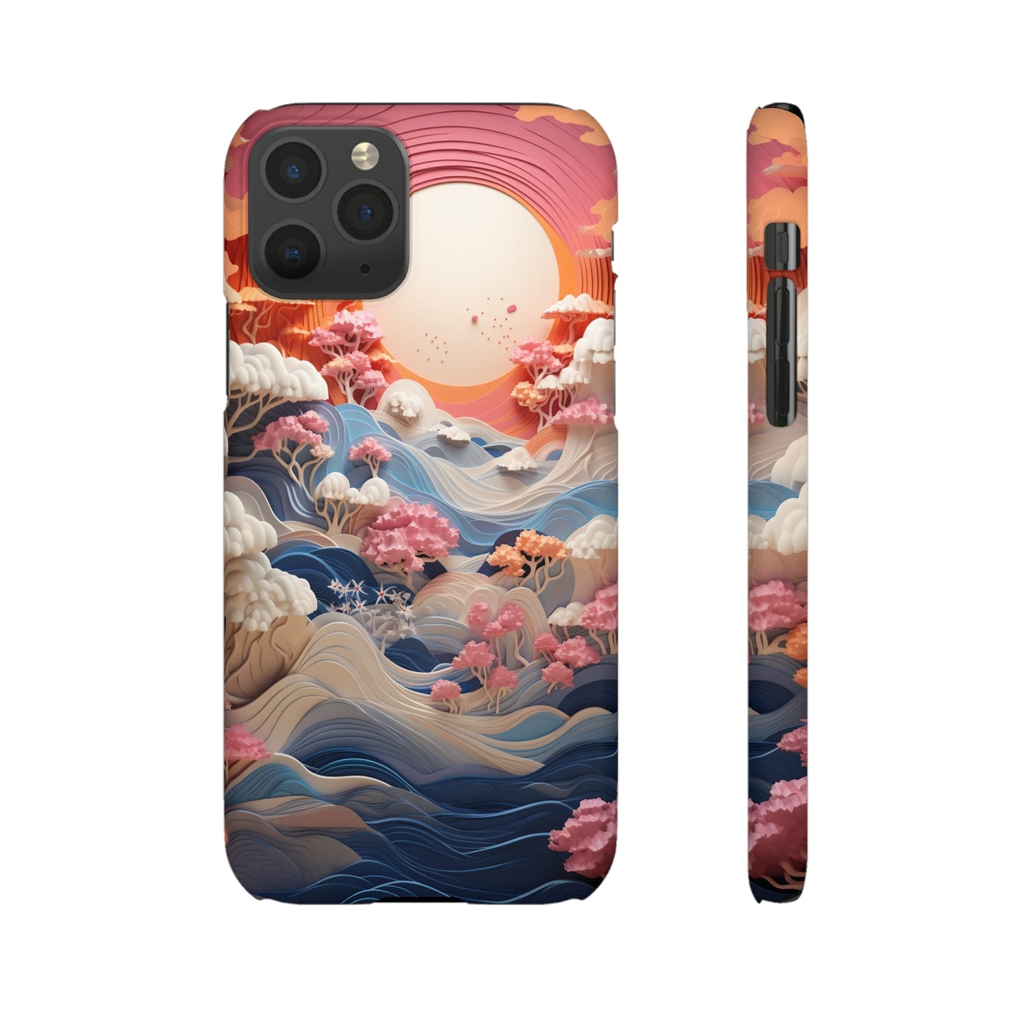 Sakura Waves | Snap Case