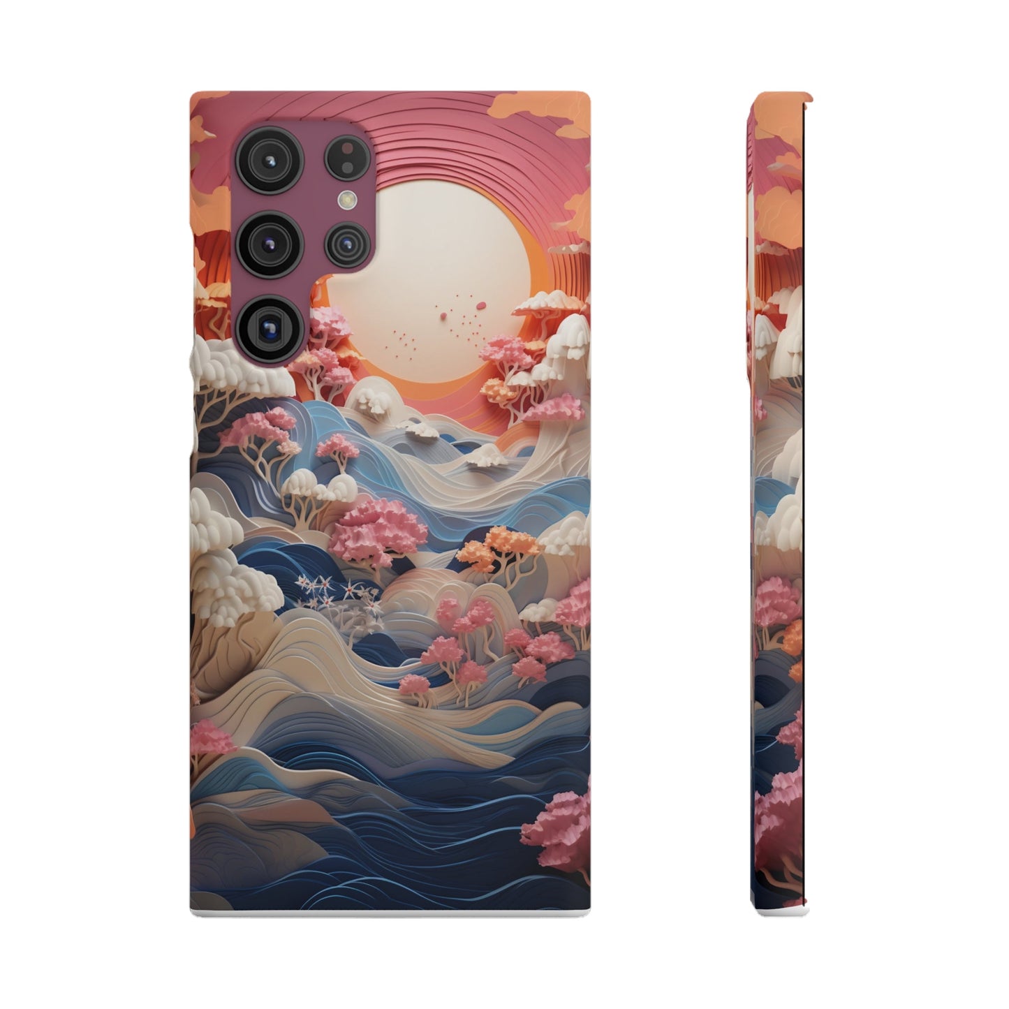 Sakura Waves | Snap Case