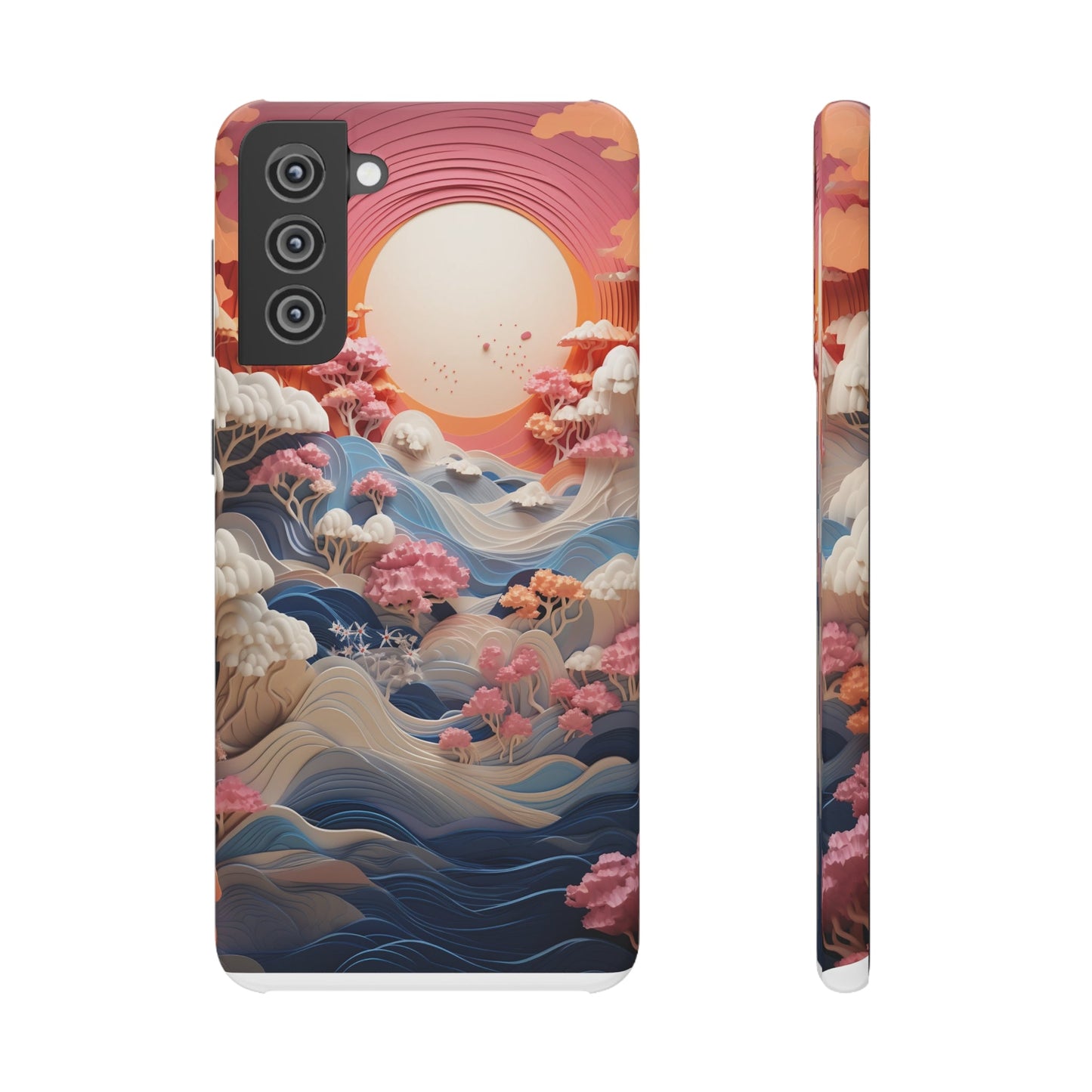 Sakura Waves | Snap Case