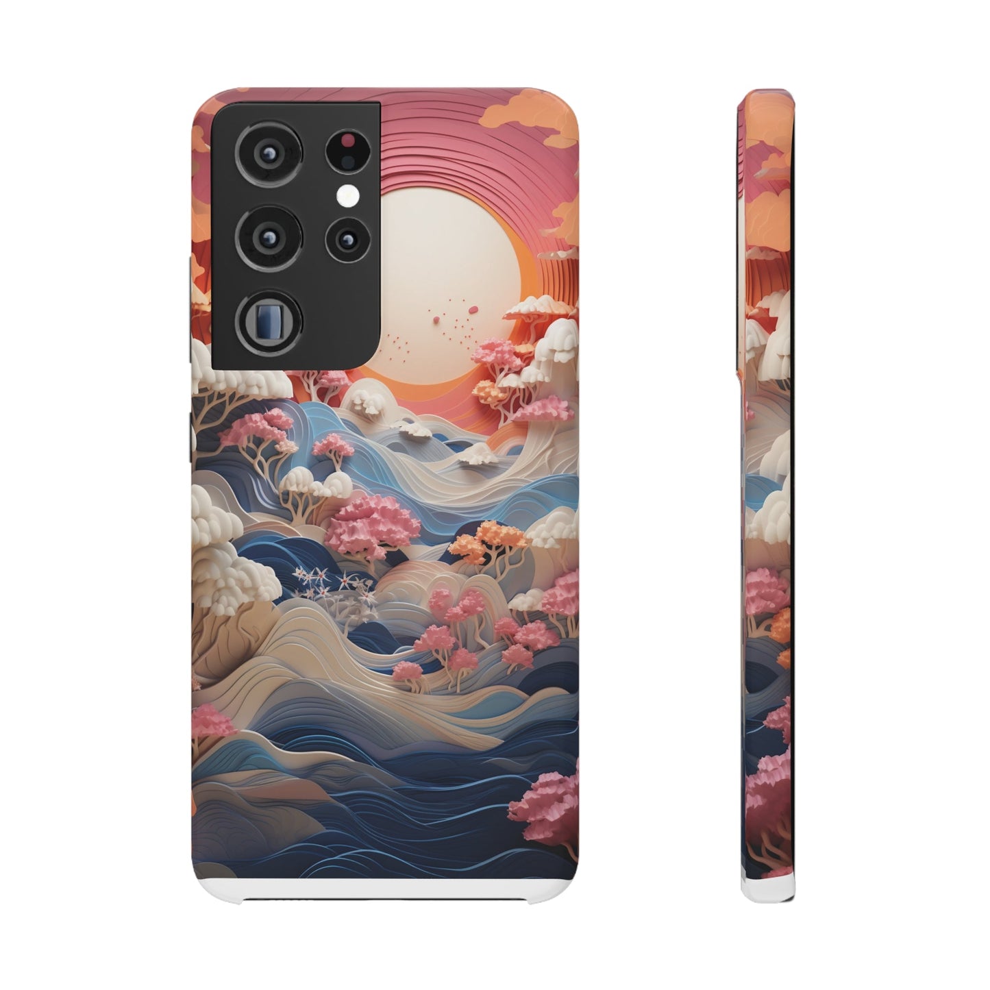 Sakura Waves | Snap Case