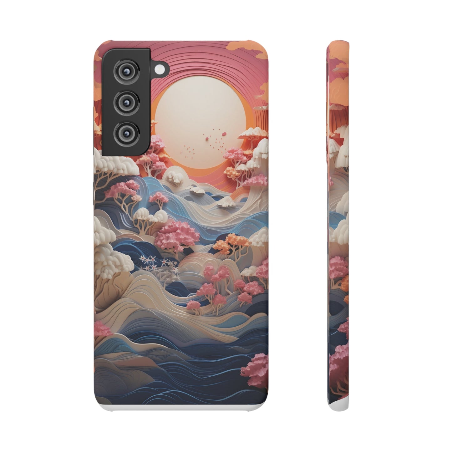 Sakura Waves | Snap Case