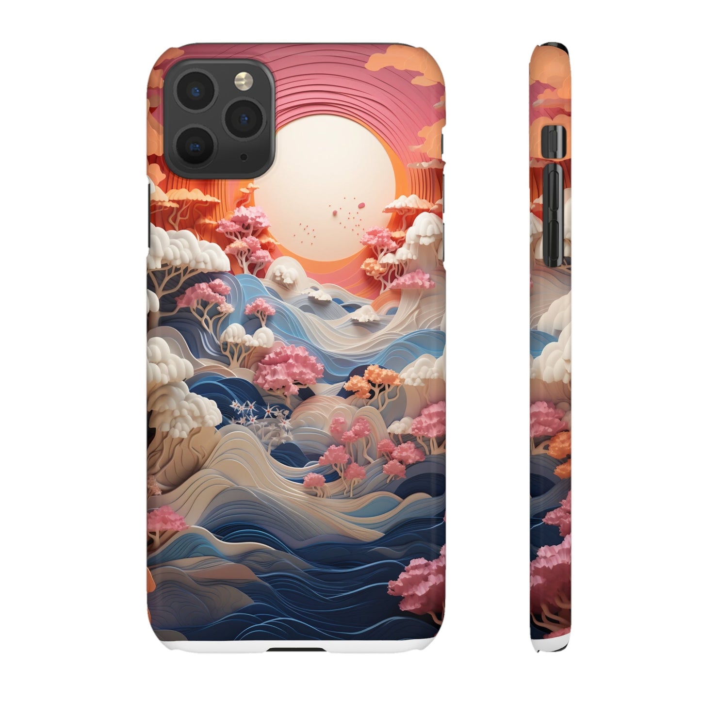 Sakura Waves | Snap Case