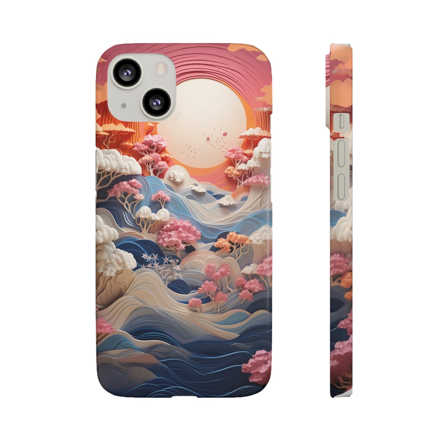 Sakura Waves | Snap Case