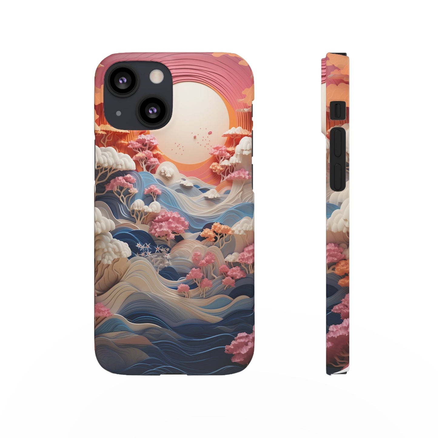 Sakura Waves | Snap Case