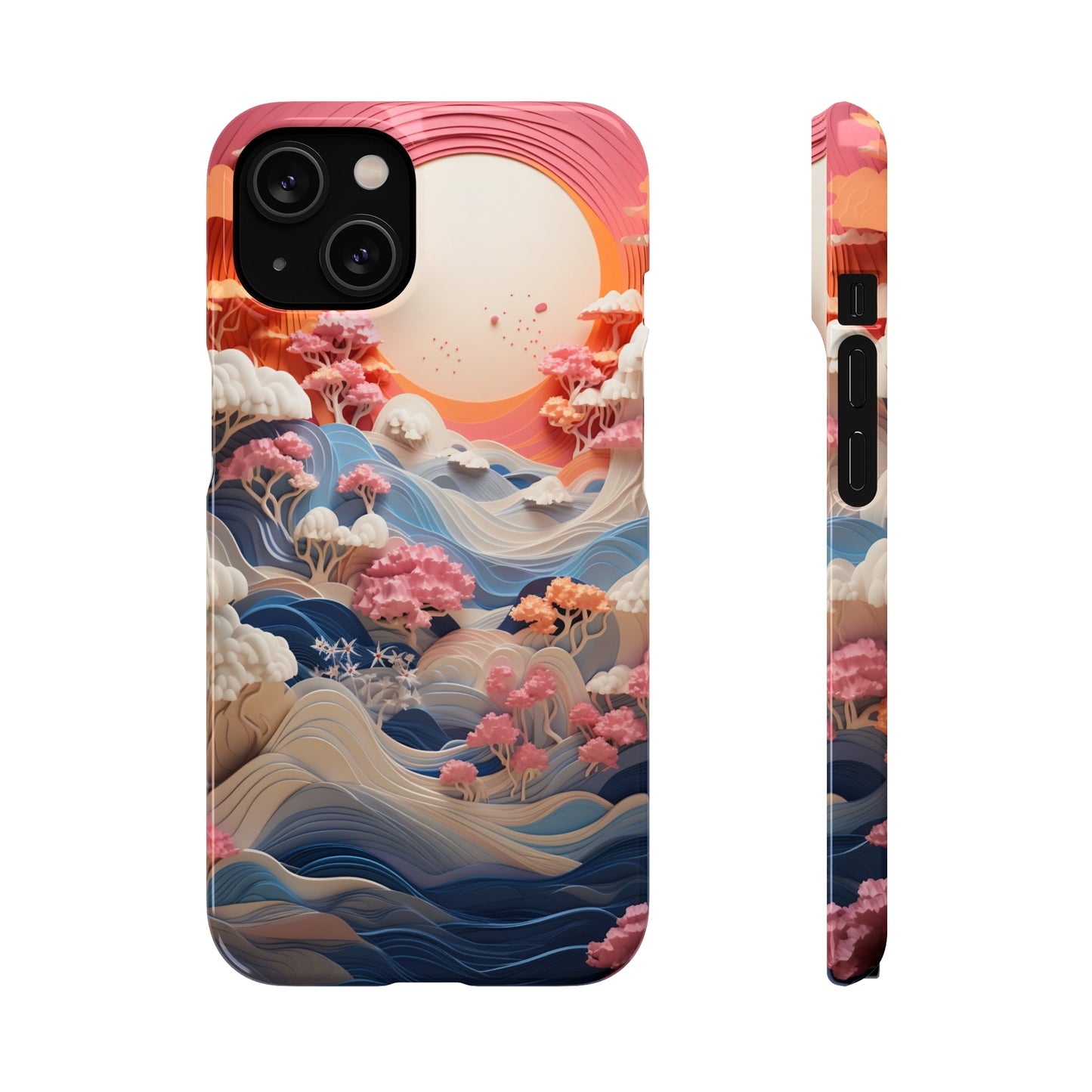 Sakura Waves | Snap Case