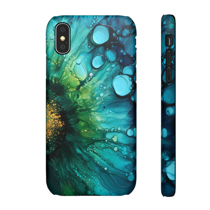 Seagreen Swirl | Snap Case