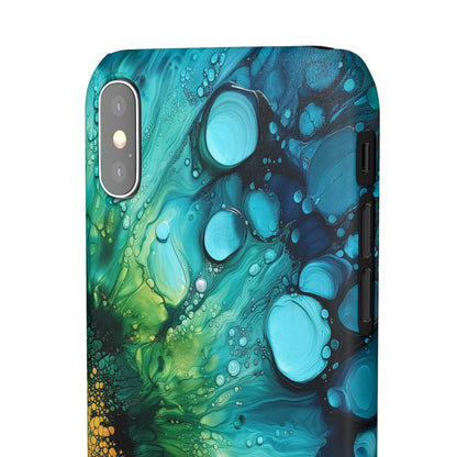 Seagreen Swirl | Snap Case