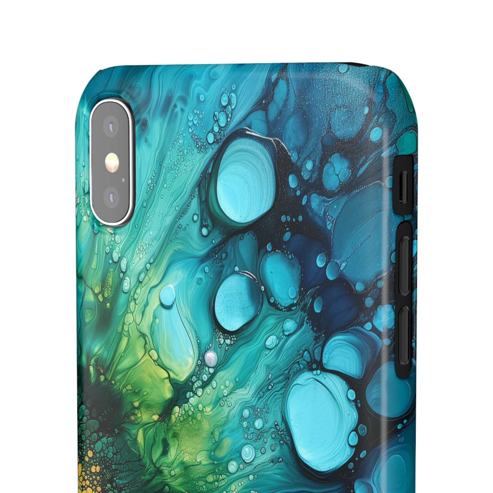 Seagreen Swirl | Snap Case