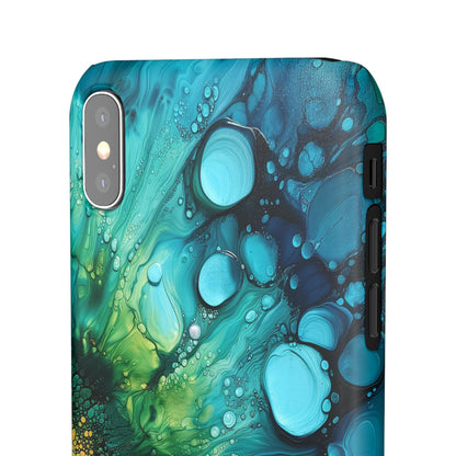 Seagreen Swirl | Snap Case