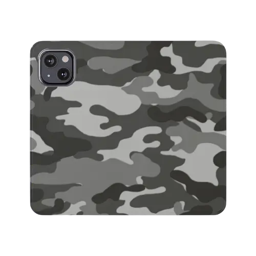 Smoke Camouflage Wallet Phone Case