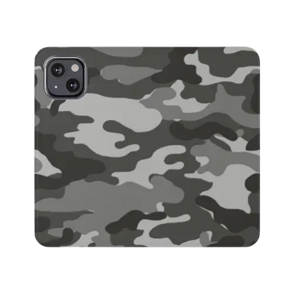 Smoke Camouflage Wallet Phone Case