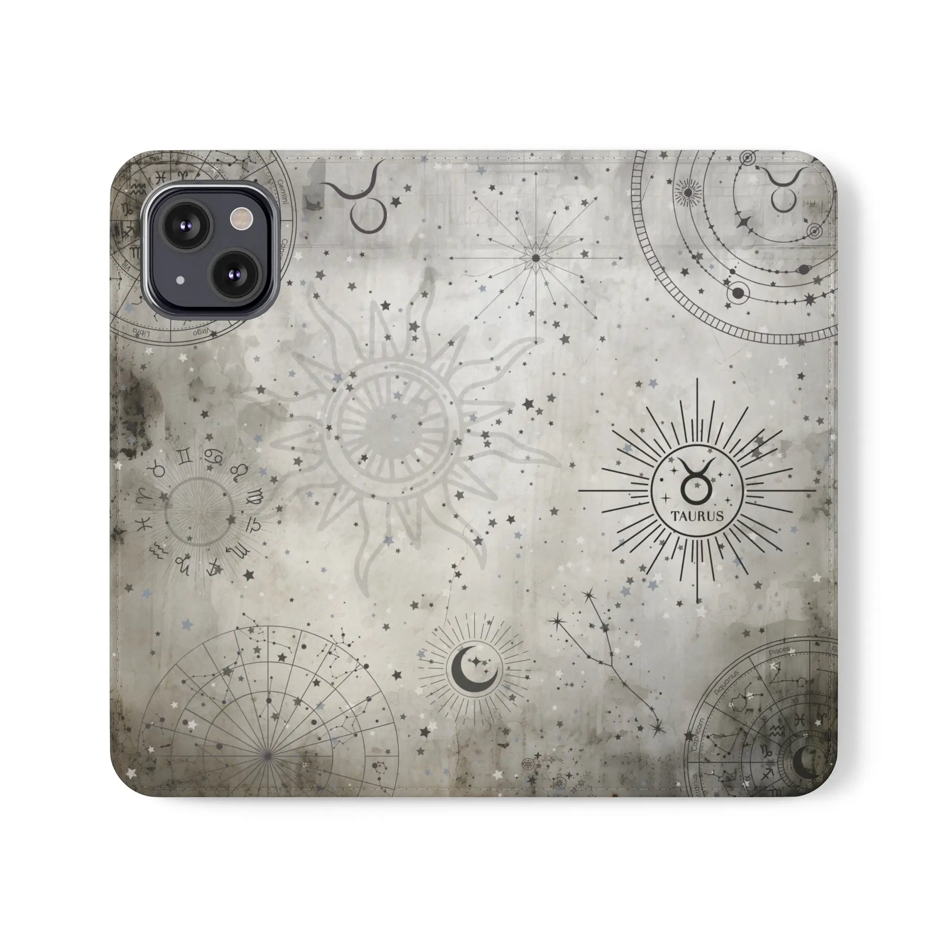 Taurus Zodiac Phone Case | Durable Protection with Card Holder