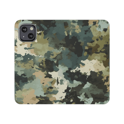 Watercolour Camouflage Wallet Phone Case